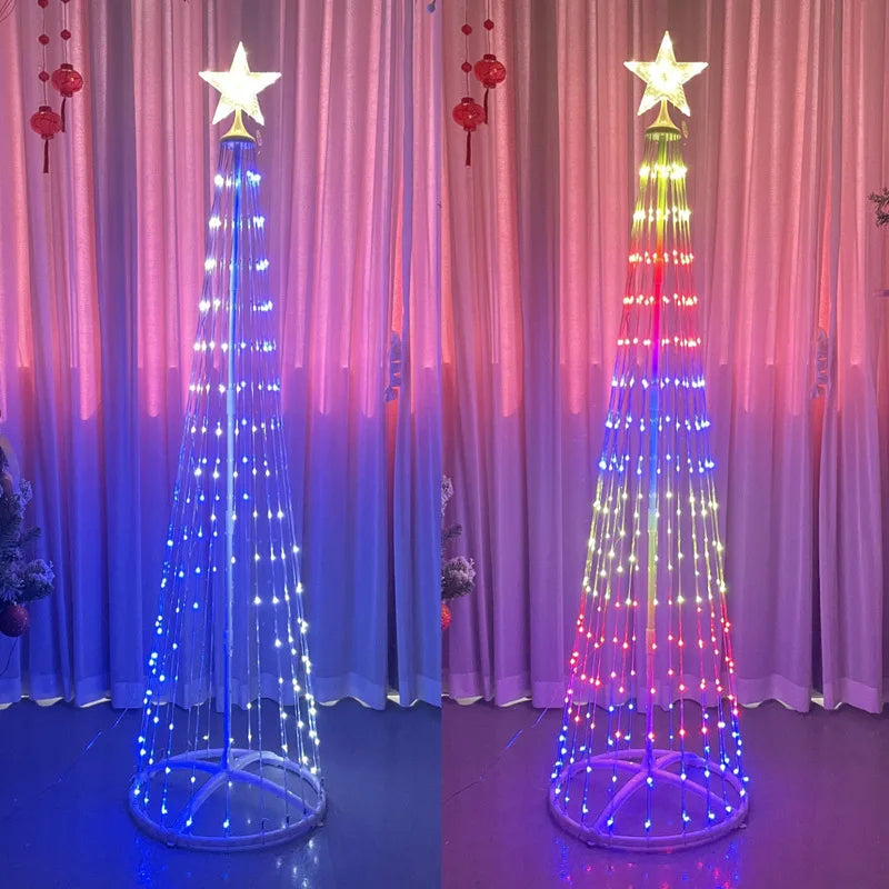 Smart LED Cone Tree Light (App + Remote)