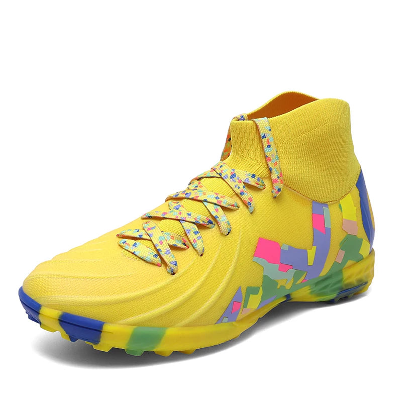 Men's High-Ankle Turf Soccer Boots