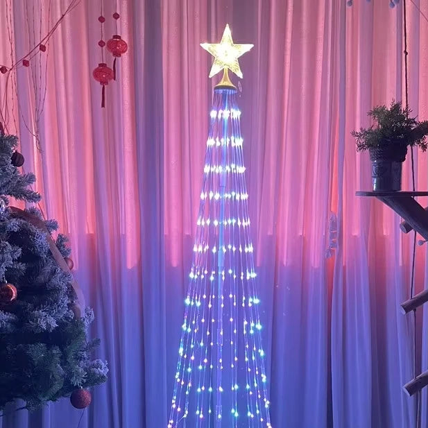 Smart LED Cone Tree Light (App + Remote)