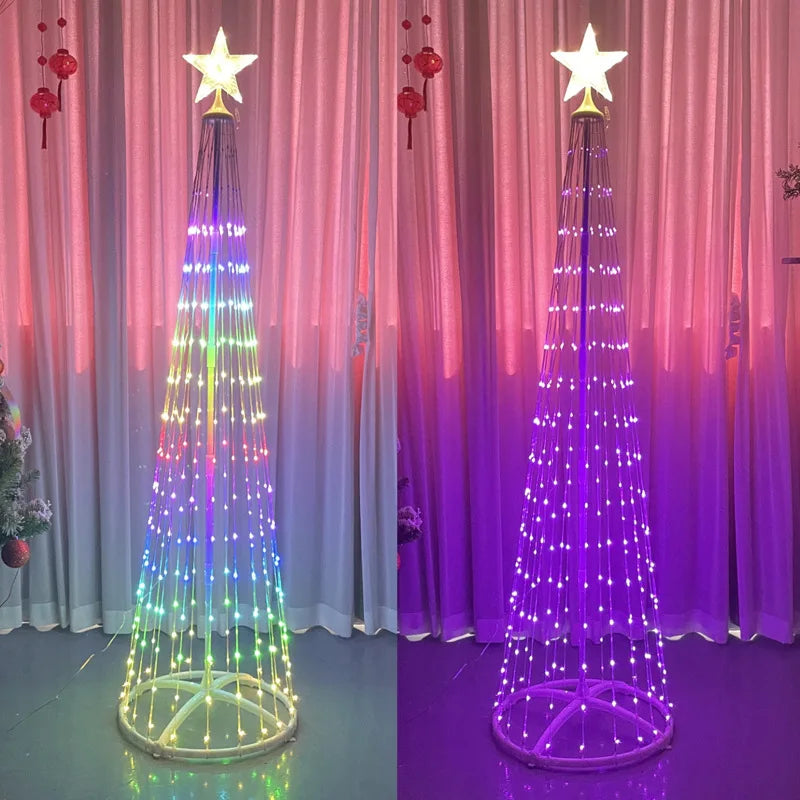 Smart LED Cone Tree Light (App + Remote)