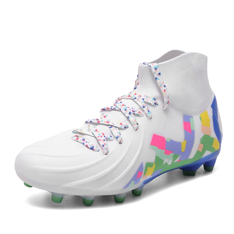 Men's High-Ankle Turf Soccer Boots