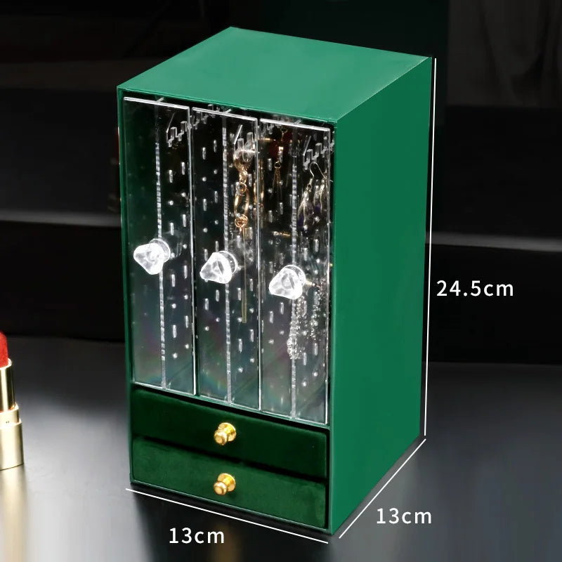 Velvet Jewelry Organizer Box