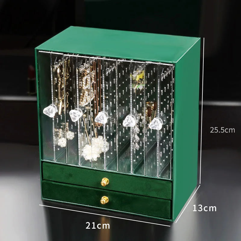 Velvet Jewelry Organizer Box