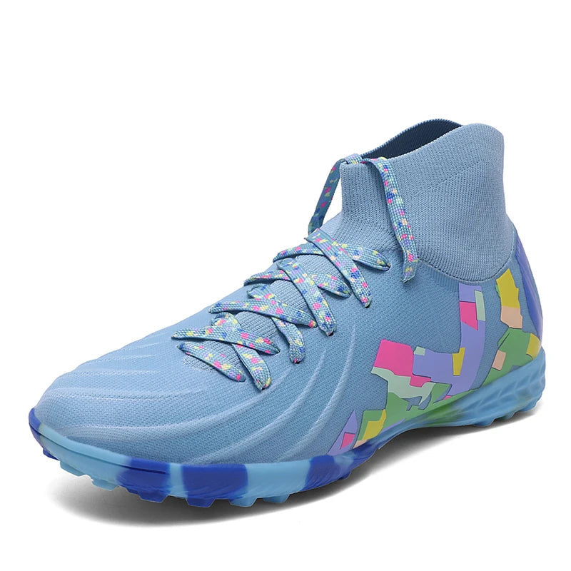 Men's High-Ankle Turf Soccer Boots