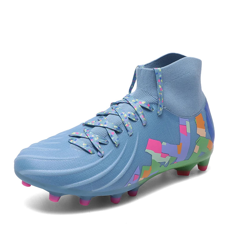 Men's High-Ankle Turf Soccer Boots
