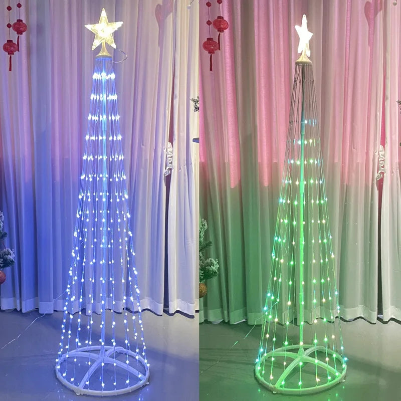 Smart LED Cone Tree Light (App + Remote)