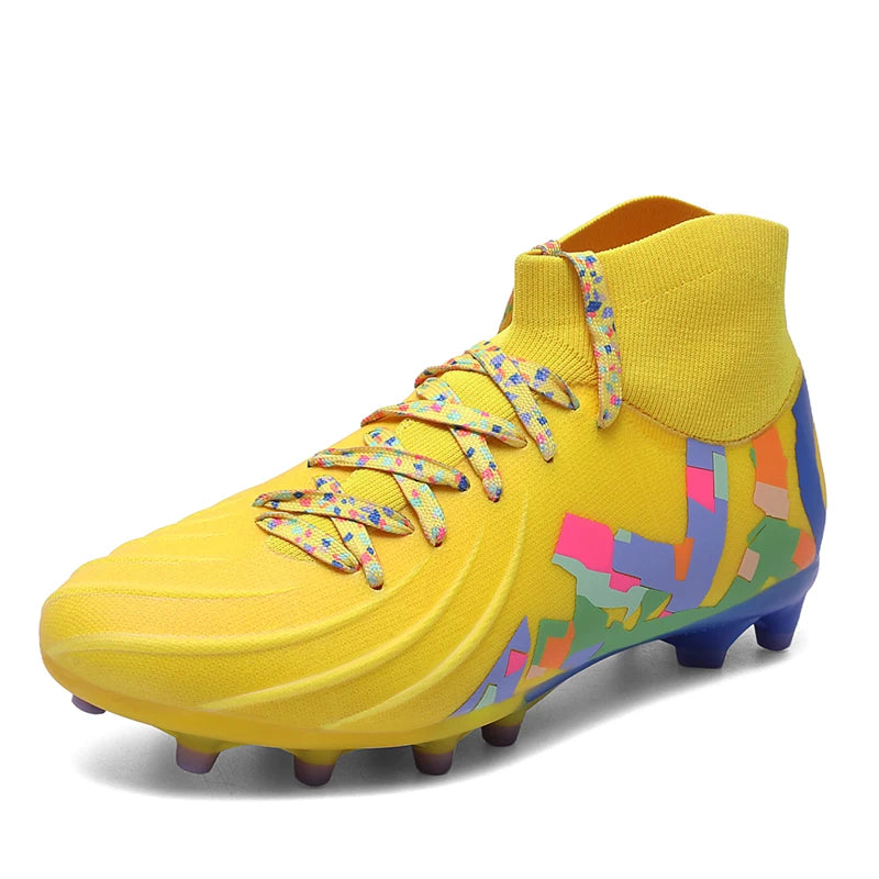 Men's High-Ankle Turf Soccer Boots