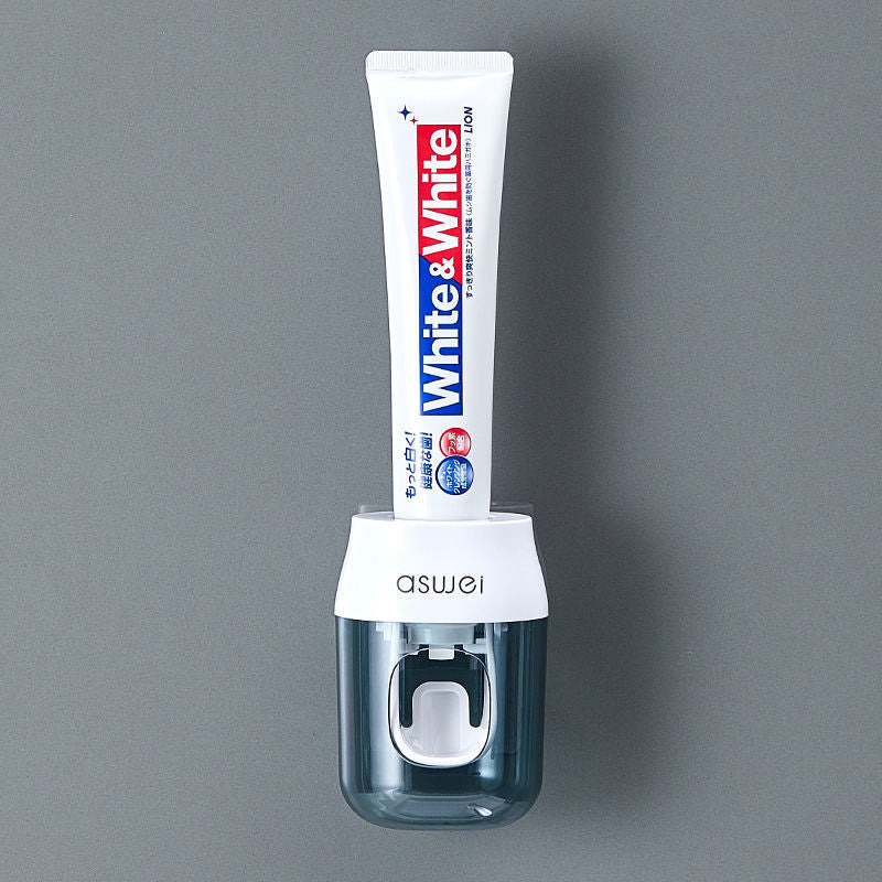 Automatic Toothpaste Squeezer & Toothbrush Holder