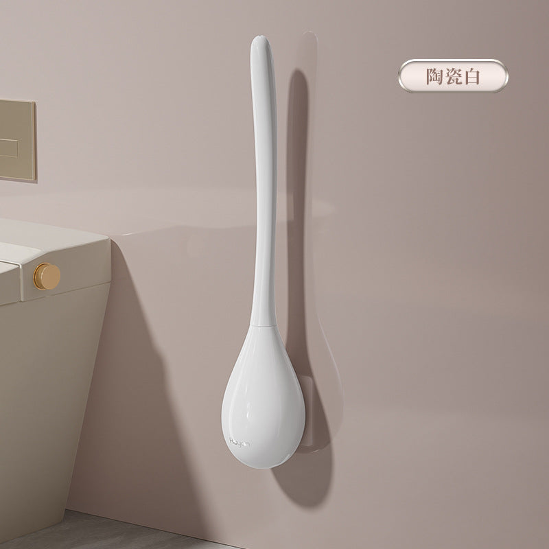 Long-Handle Silicone Toilet Brush