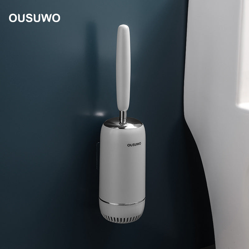 Wall-Mounted Silicone Toilet Brush