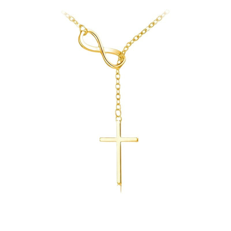 Simple Cross Pendant Necklace