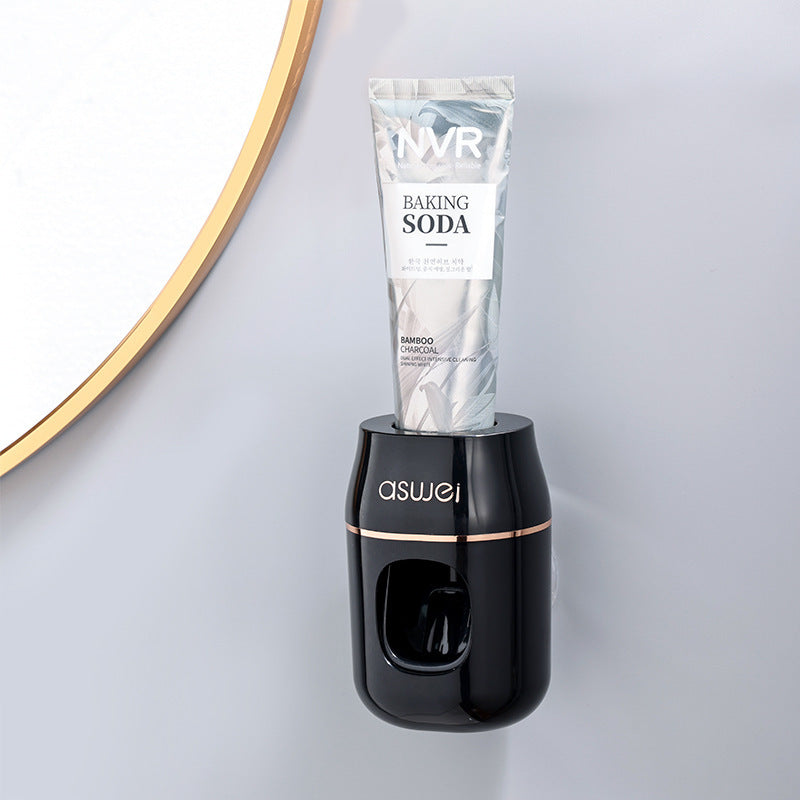 Automatic Toothpaste Squeezer & Toothbrush Holder