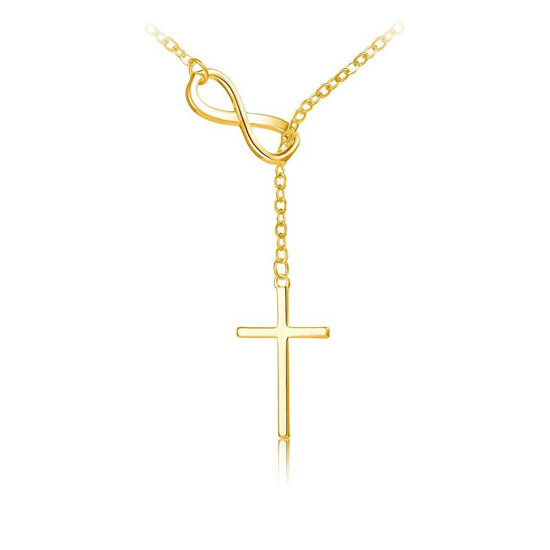 Simple Cross Pendant Necklace