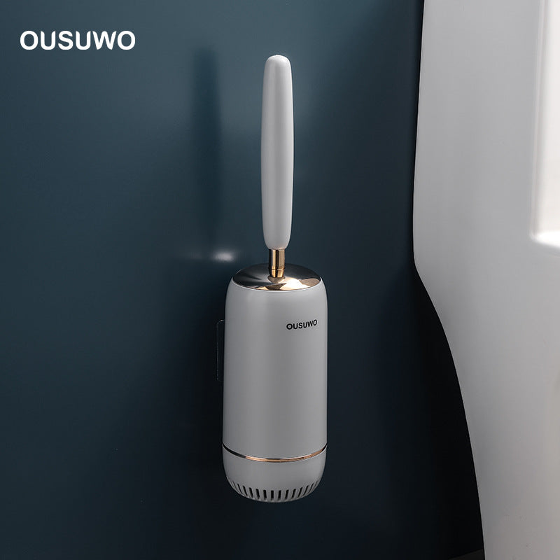 Wall-Mounted Silicone Toilet Brush