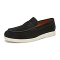 Men's Leather Frosted Loafers