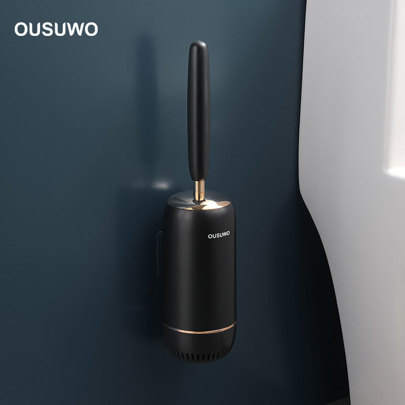 Wall-Mounted Silicone Toilet Brush