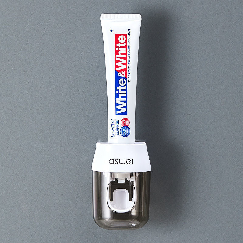 Automatic Toothpaste Squeezer & Toothbrush Holder