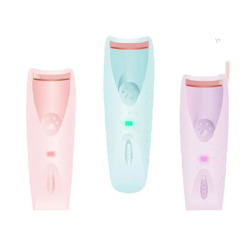 New Women Makeup Electric Heated Eyelash Curler Long Lasting Eye Lash Perm Heated Eyelashes Clip Automatic Tool