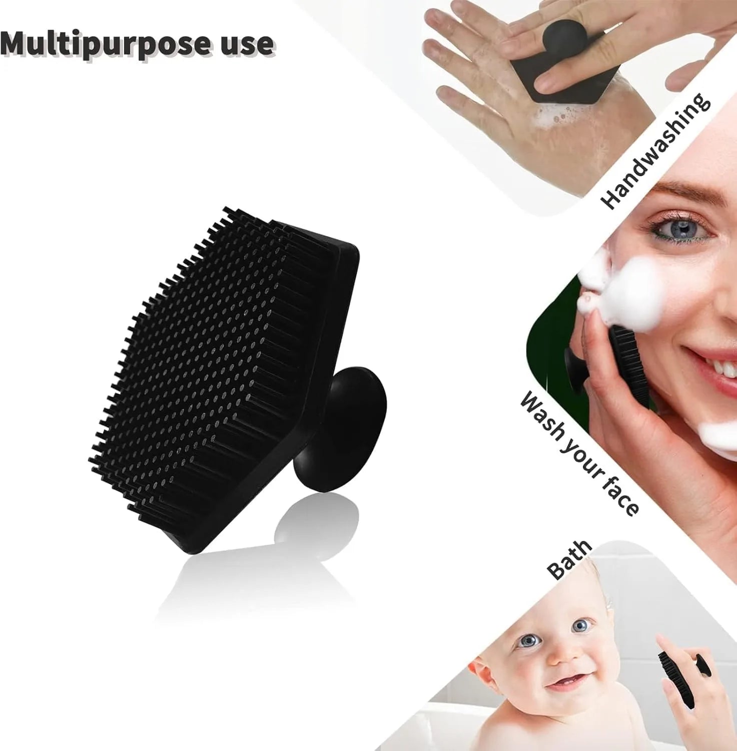 Mini Silicone Face Scrubber for Men - Deep Cleansing