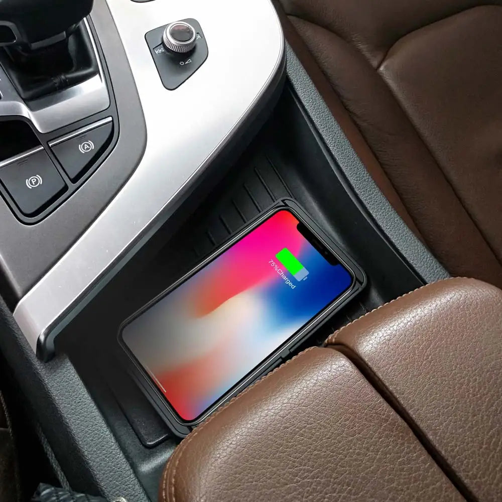 15W Fast Wireless Car Charger Pad - Anti-Slip