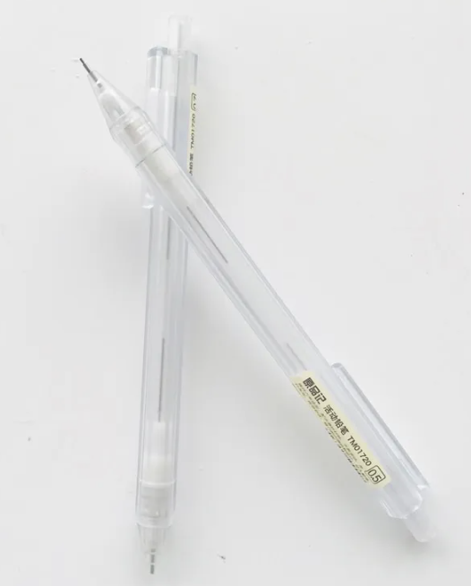 Slim Clear Japanese Mechanical Pencil